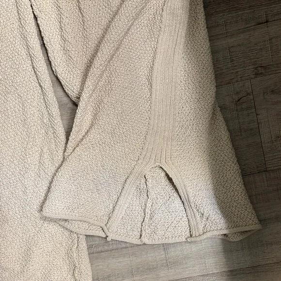 Cozy Cream Knit Sweater and wide leg pants set - Picture 6 of 6